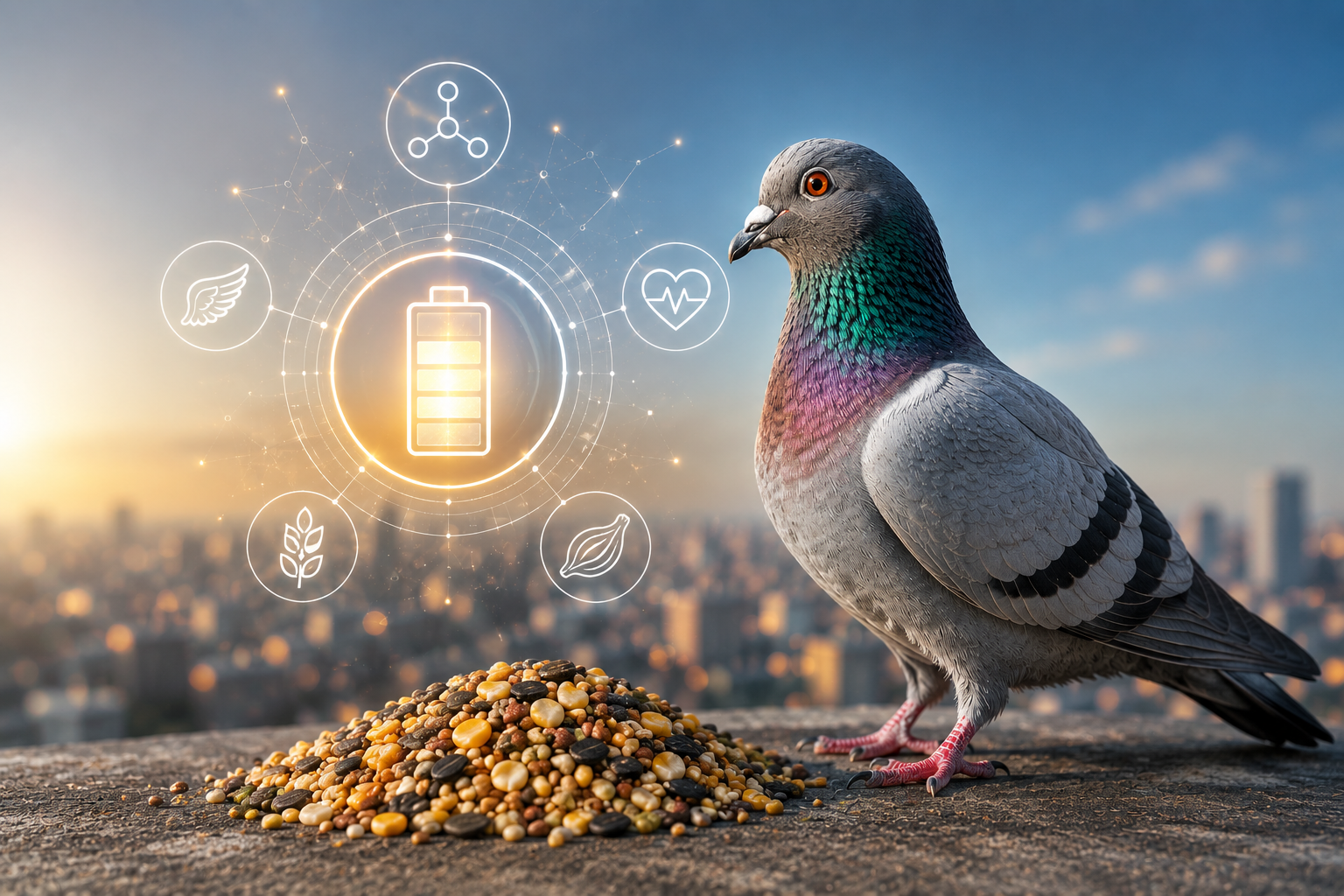Quanto energia o seu pombo precisa? A ciência finalmente respondeu